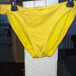 Yellow swimsuit bottom